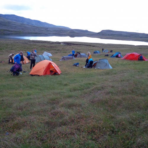 Mynd/Halli - Náttstaðurinn við Krókatjarnir.